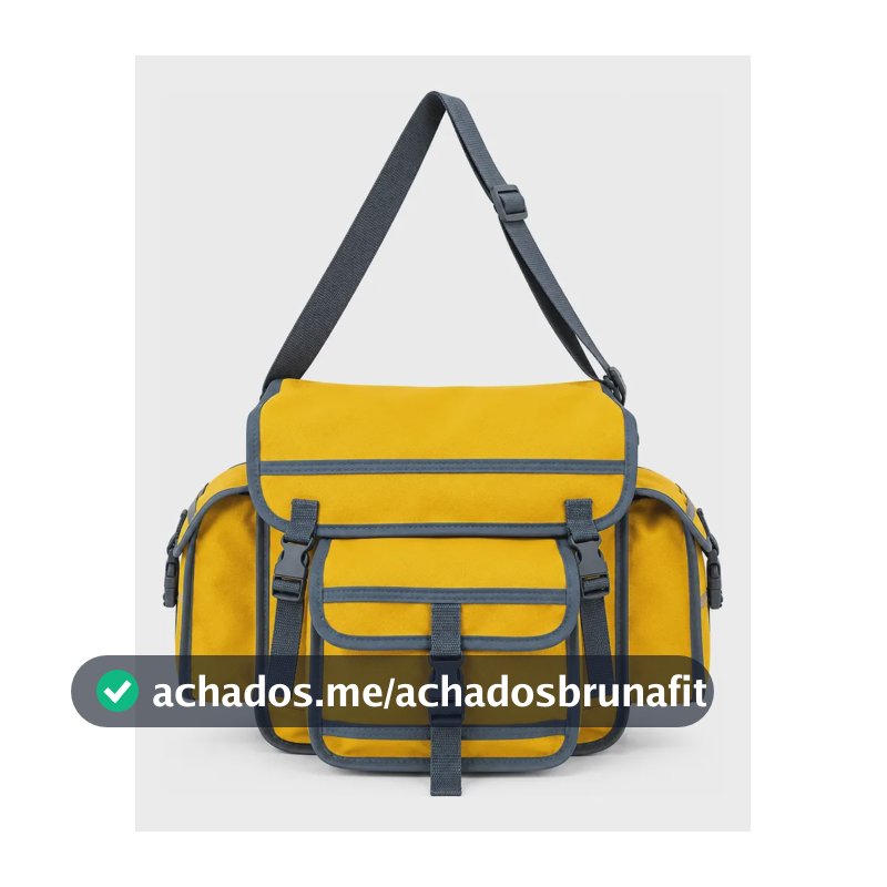 Embornal Bolsa Tiracolo Ferramentas Lona Resistente Mochila Amarelo