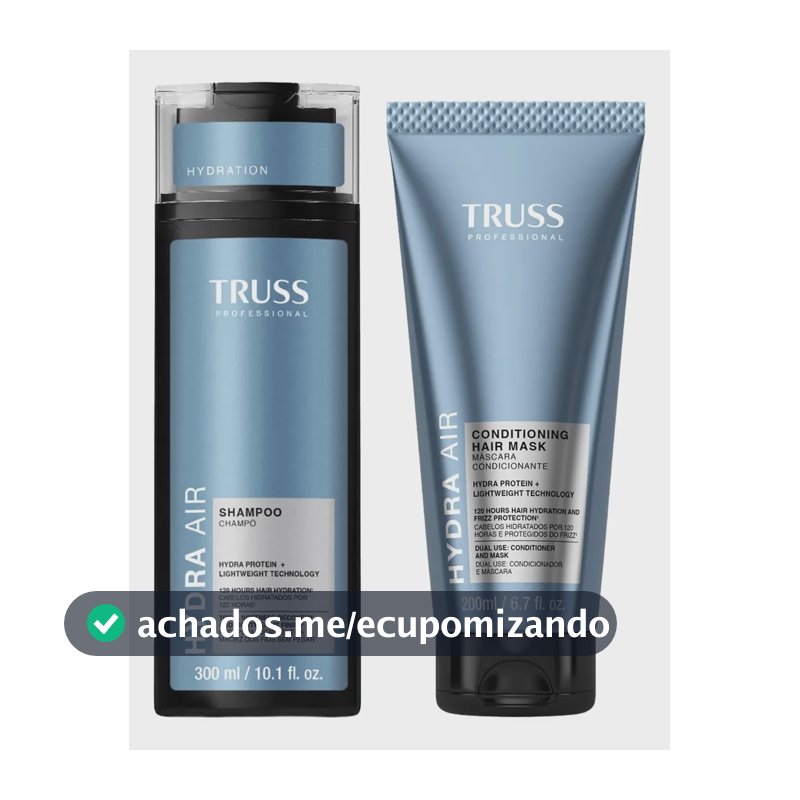 Kit Truss Hydra Air - Shampoo 300ml + Condmask Máscara Condi