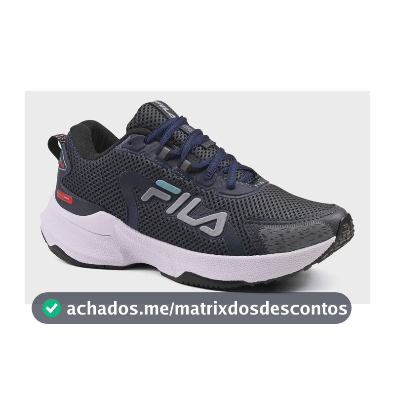 Tênis Fila Heating Masculino Academia Corrida Leve Macio Marinho Preto Animal Print 43 Br