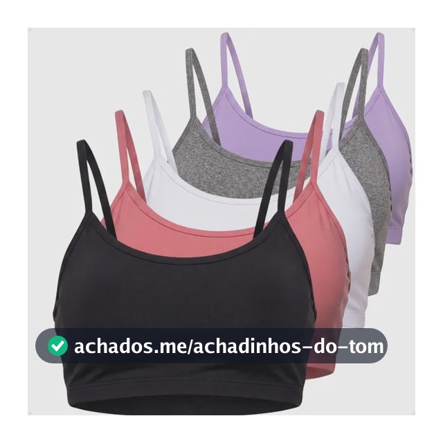 Kit 4 Tops Alcinha Sem Bojo Academia Fitness Roupas Feminina