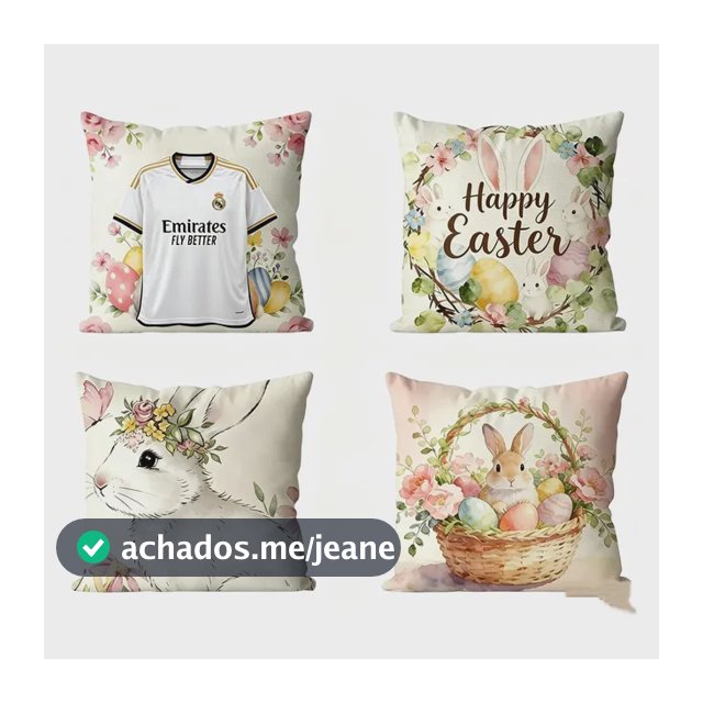 Par De Fronhas Estampadas 80cm X 60cm Hmj100% Algodão