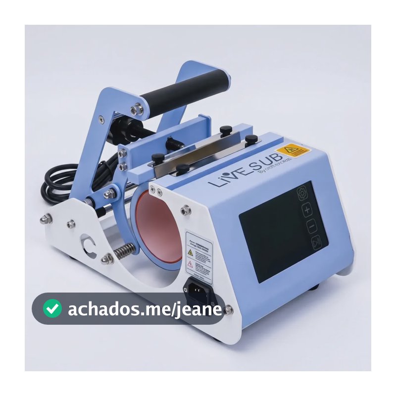 Prensa Térmica Sublimação Digital Copo E Caneca Azul 110 E 2 110v