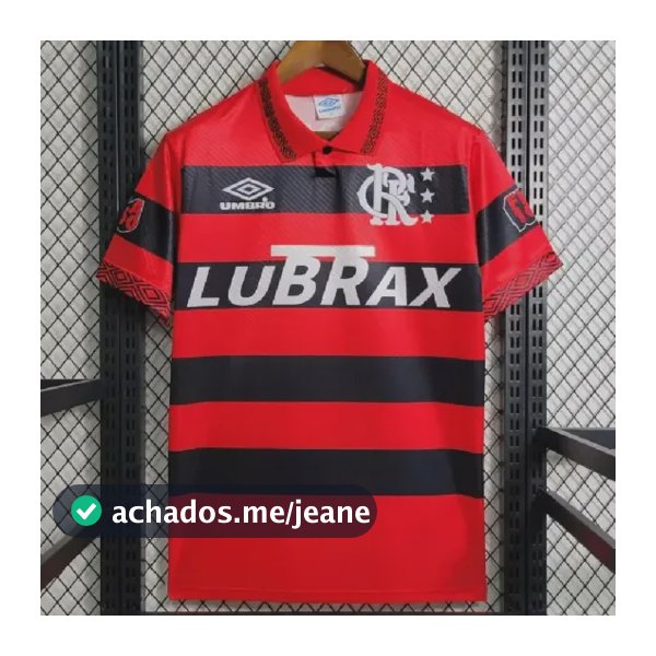 Camisa Flamengo Retro Lubrax Edição Especial 100 Anos-oferta