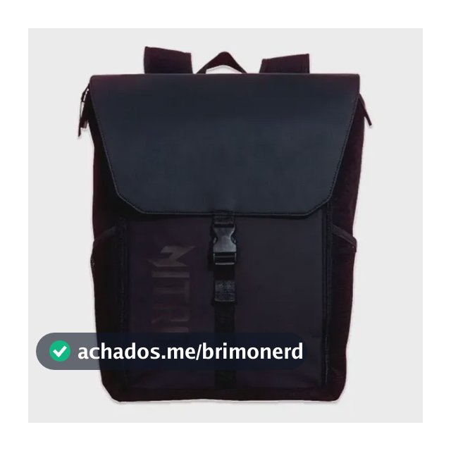 Mochila Acer Nitro Nbg450 Ergonômica 25 L Preto Preto