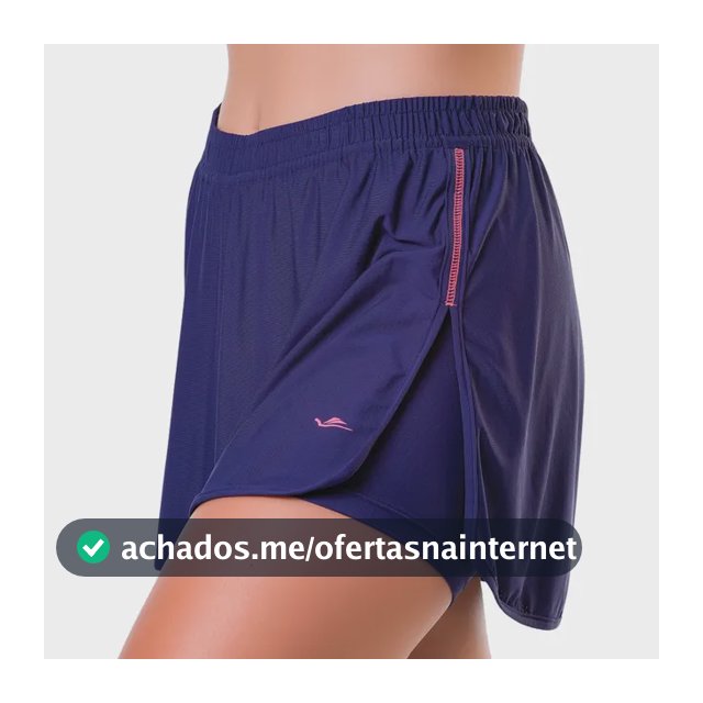 Short Feminino Academia Saia Fitness Corrida Poliamida Elite