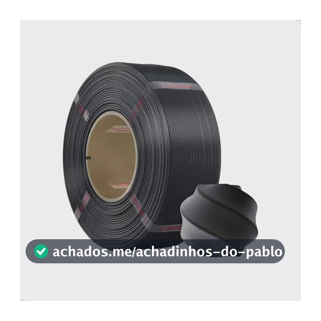 Filamento Bambu Lab Pla Lite 1kg (refil) - Alta Qualidade Preto