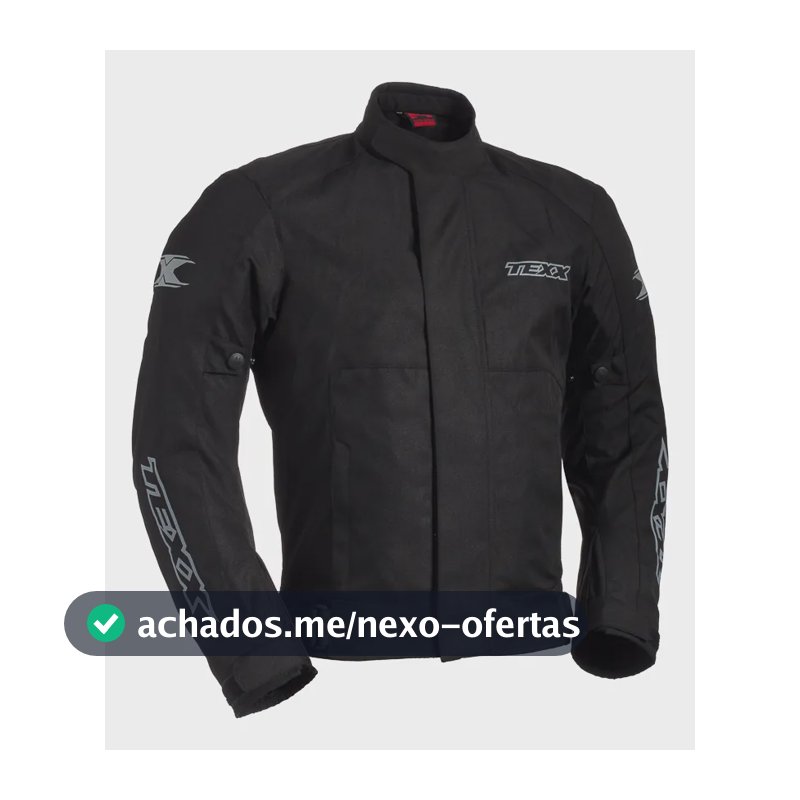Jaqueta Motoqueiro Masculina Texx Ronin X11 Impermeável Full V1 - Preto Liso L