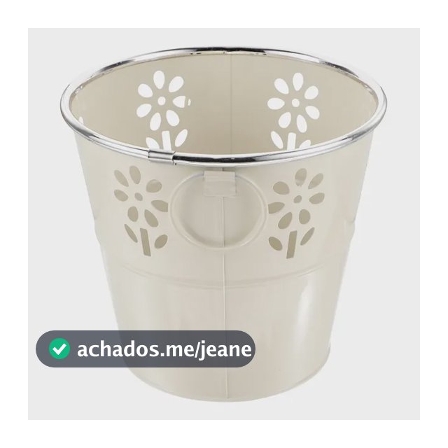 Balde De Flores De Ferro Vintage Handle Plant Planter Flower