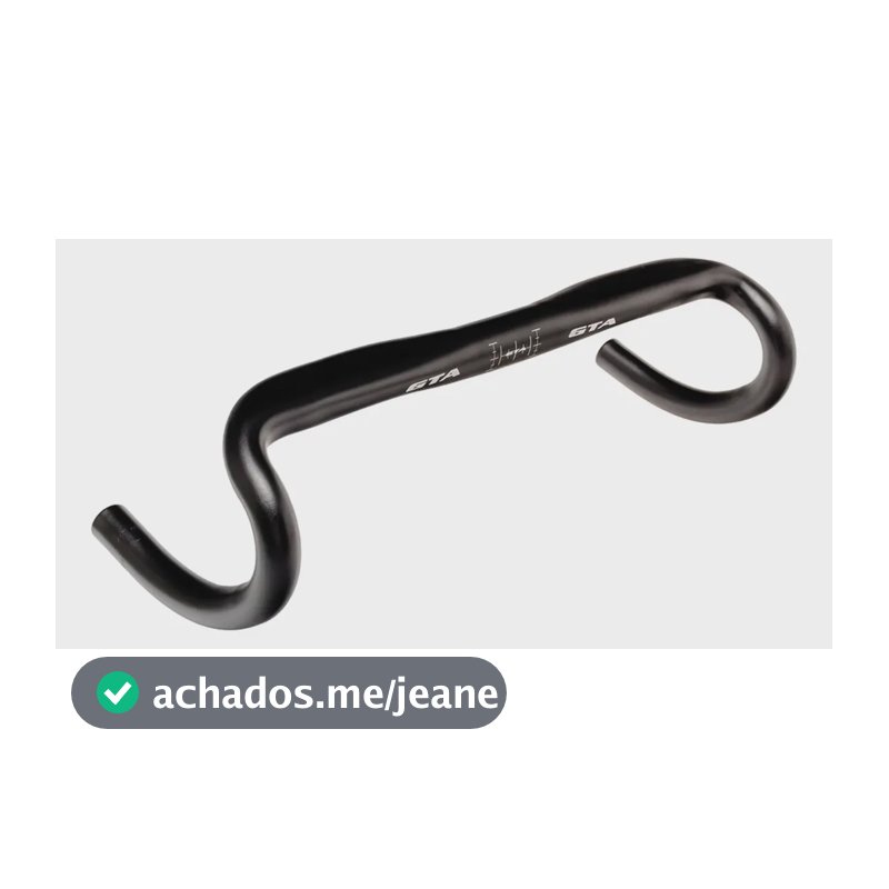 Guidão GTA Aero Road Speed Alumínio Preto 31,8mm x 420mm