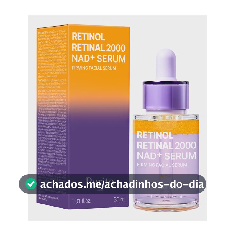 Sérum Facial Purito Retinol Retinal 2000 Nad+ 30ml Todo Tipo De Pele Noite