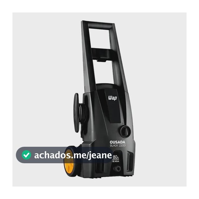 Lavadora De Alta Pressão Wap Ousada Black 2200 Potência de 1500w 1750psi