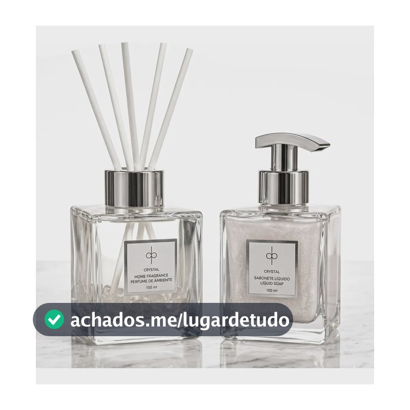 Kit - Aromatizador & Sabonete Crystal(chá Branco) Di Piettro