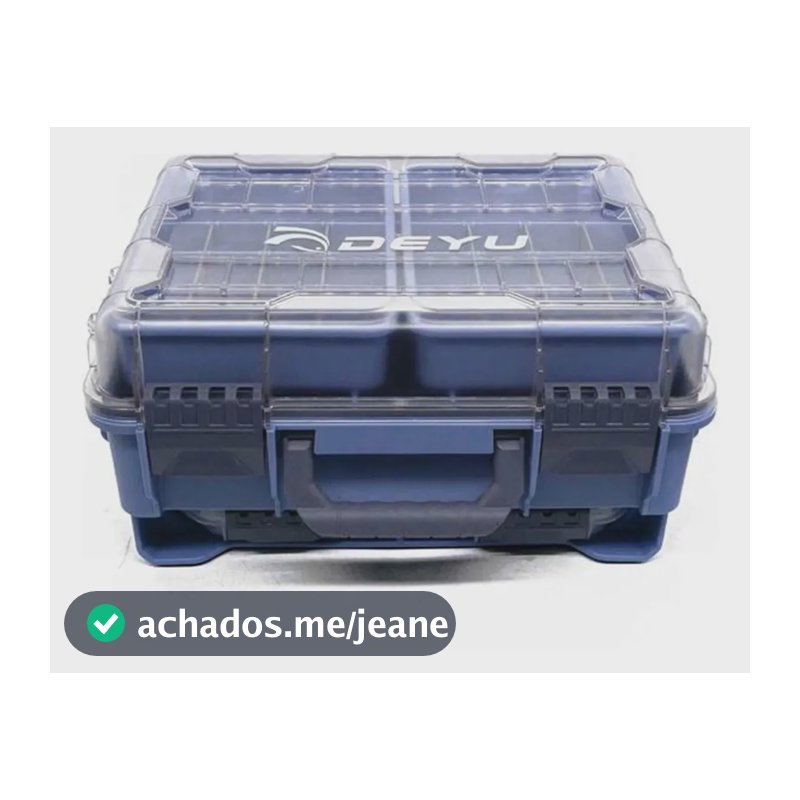 Maleta De Pesca Xd-110 Deyu Com Estojos E Divisórias