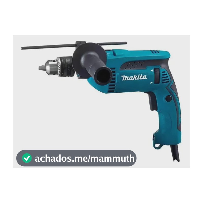 Furadeira de Impacto Makita 220V 760W HP1640 Azul-turquesa