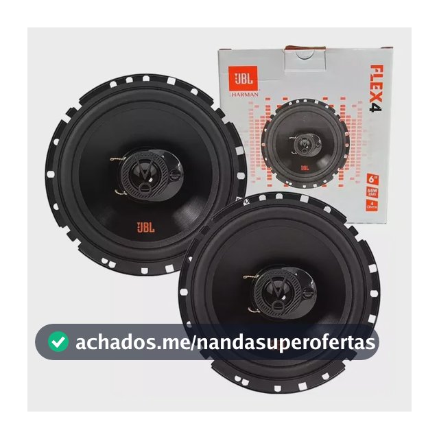 Alto Falante Jbl Triaxial 6trfx55 Flex4 110w Totais Cor Preto