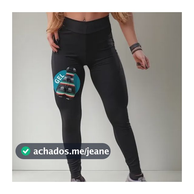 Calça De Ciclismo Feminina Forro Gel Preta Mtb Conforto Top