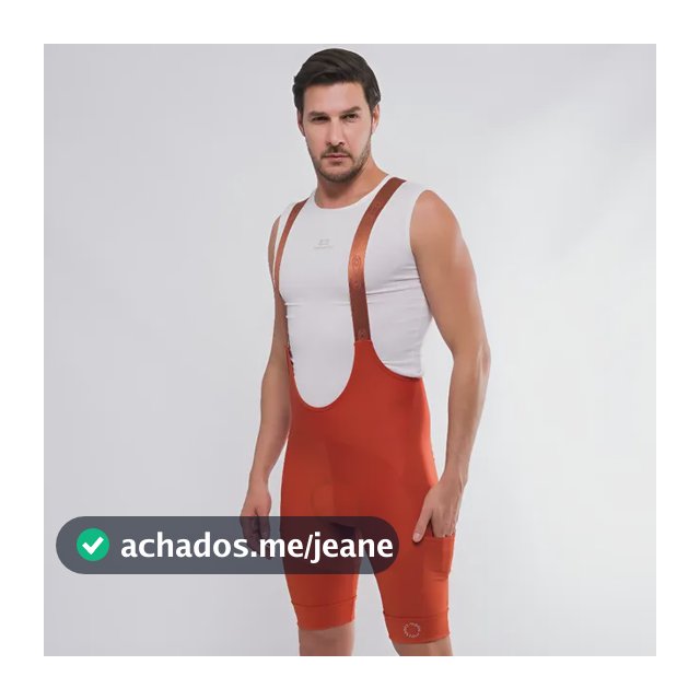 Bretelle Ciclismo Masculino Márcio May Race Bag Com Bolsos