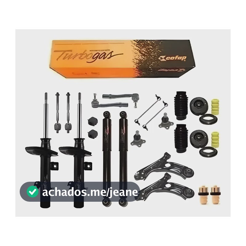 Kit Suspensao Amortecedor Bandeja Pivo  Bieleta Onix Plus
