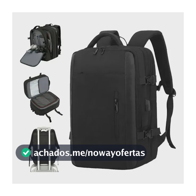Mochila Viagem Executiva Grande Notebook Feminina Masculina