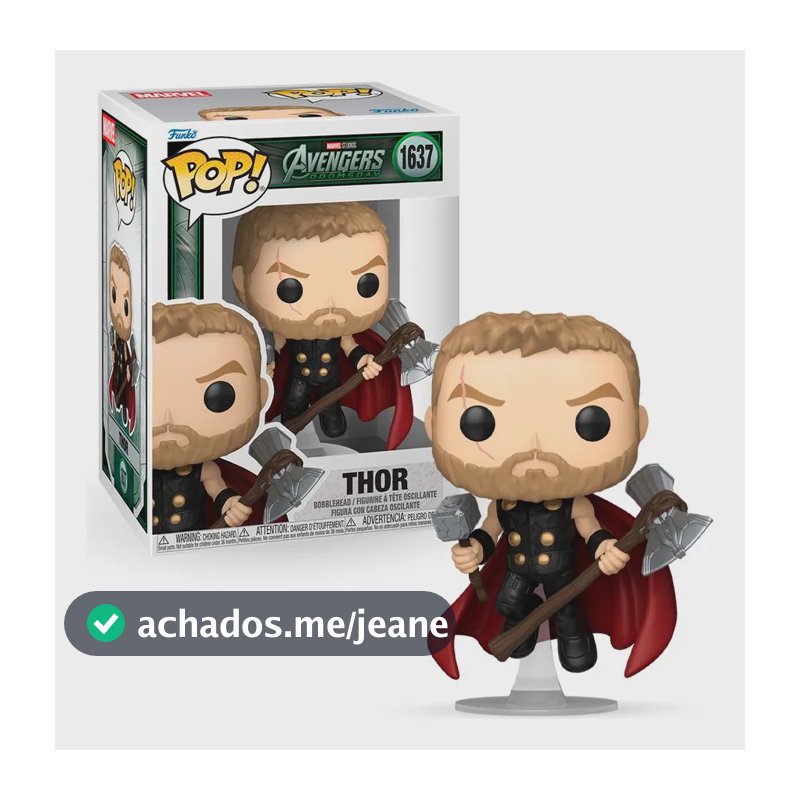 Boneco Funko Pop! Marvel Vingadores Dr Destino Thor