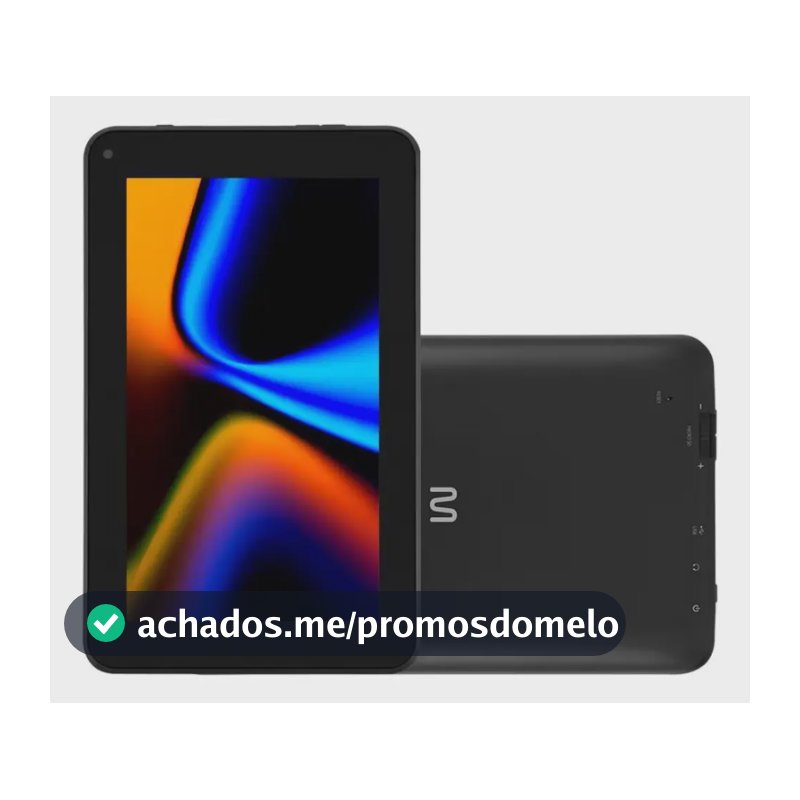 Tablet Multi M7 Com Tela De 7 Polegadas 64gb, Android 13 Preto