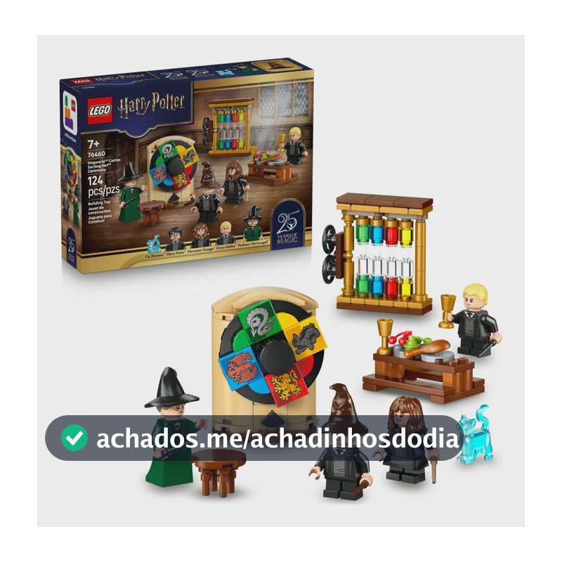 Chapéu seletor de castelo LEGO® Hogwarts 76460