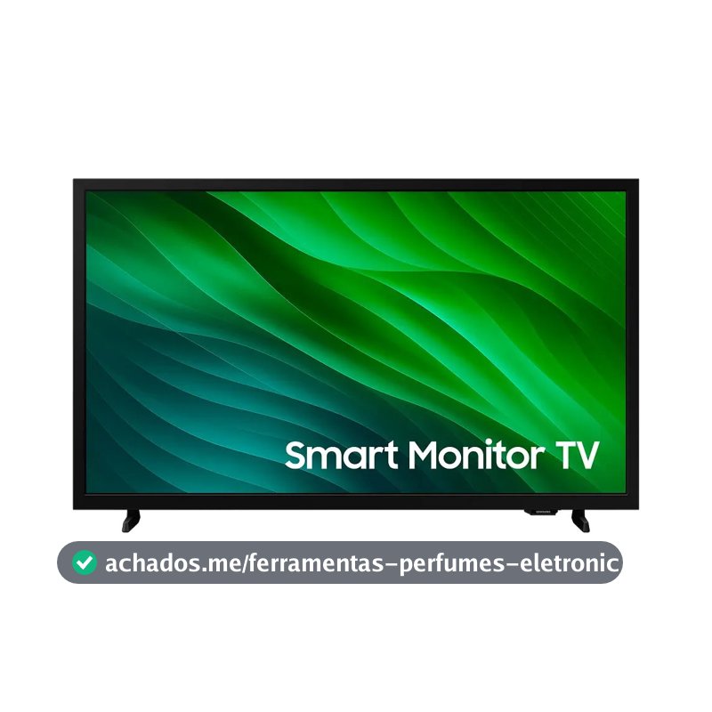 Smart Tv Samsung 32'' Hd Tizen Hdr Wi-fi Hdmi Monitor Bivolt Preta Preto