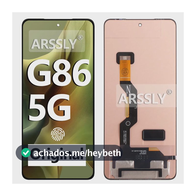ARSSLY Tela Frontal Display Ori Para Moto G86 5G XT2527-2