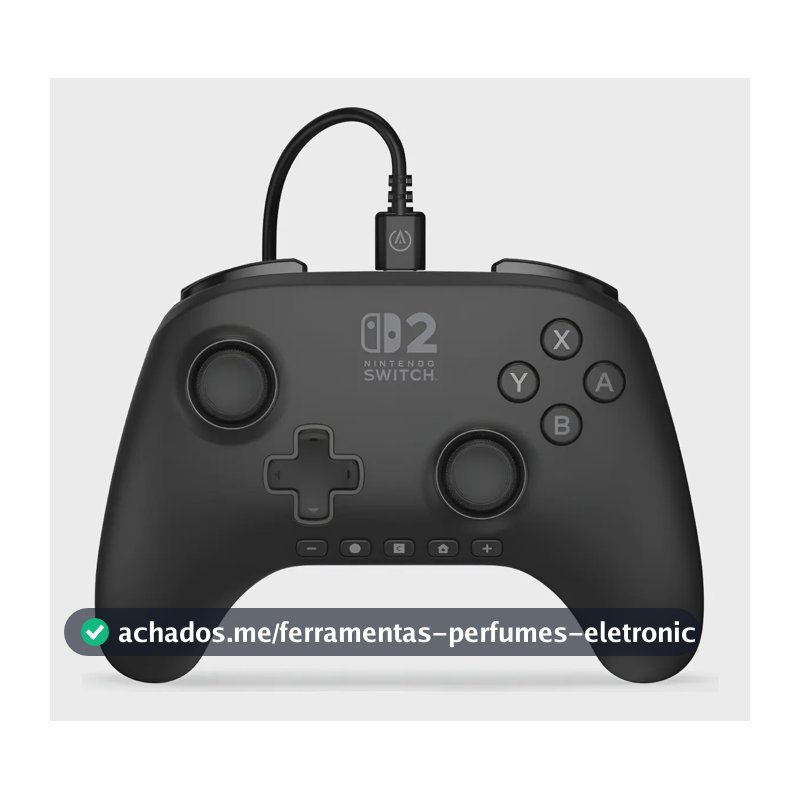 Controlador com fio Advantage - Interruptor de controle com fio 2 cores preto