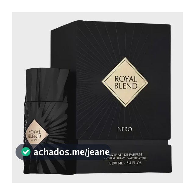 Perfume Arabe Royal Blend Nero Extrait de Parfum 100ML