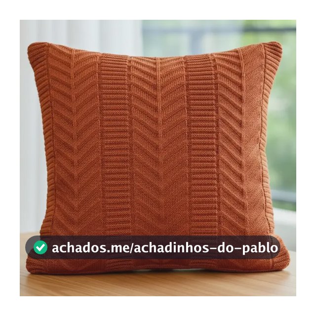 Capa De Almofada Decorativa Tricô 45x45 Boho Luxo Sofá Cama