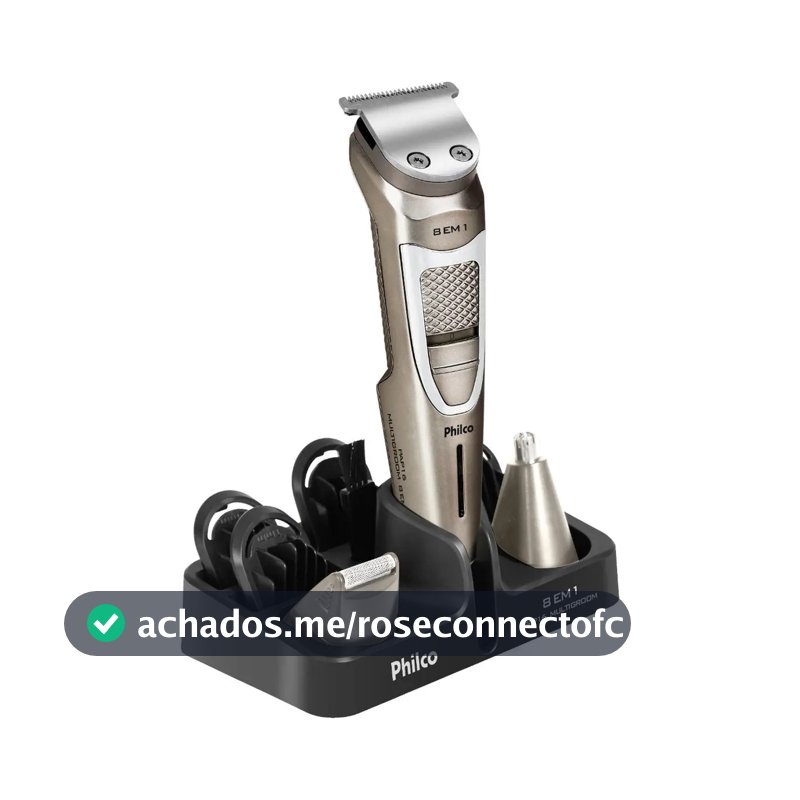 Aparador de Pelos Philco Multigroom 8 Em 1 Pap16 Cor Chumbo