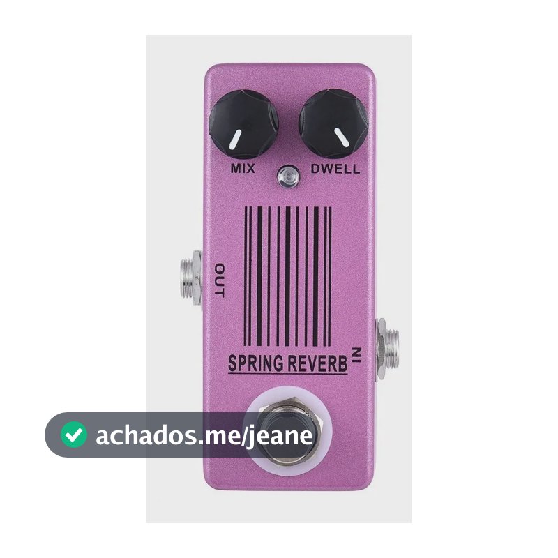 Pedal Reverb Mosky Audio MP-51 Para Guitarra Compacto 9V Violeta