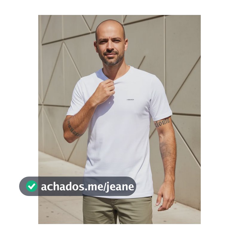Camiseta Head Tennis Active Dry Piquet Secagem Rápida Branco Colméia P