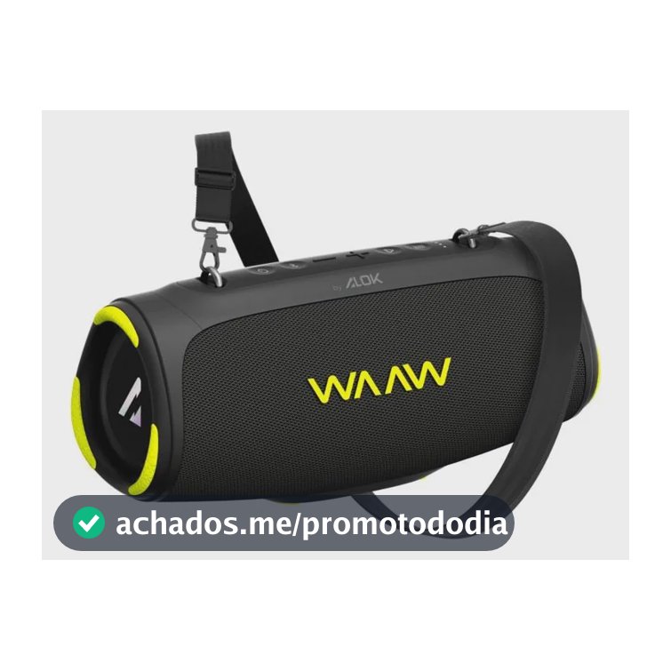 Caixa De Som Waaw Boom 110 Bluetooth 40w Portátil Ipx7
