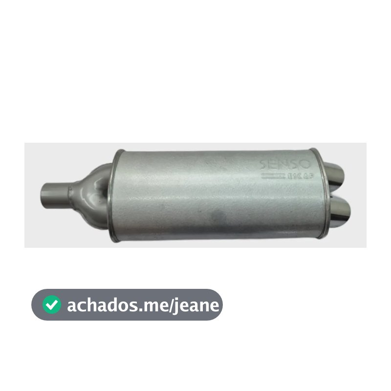 Abafador Esportivo Universal Duas Saídas P/ Adaptação