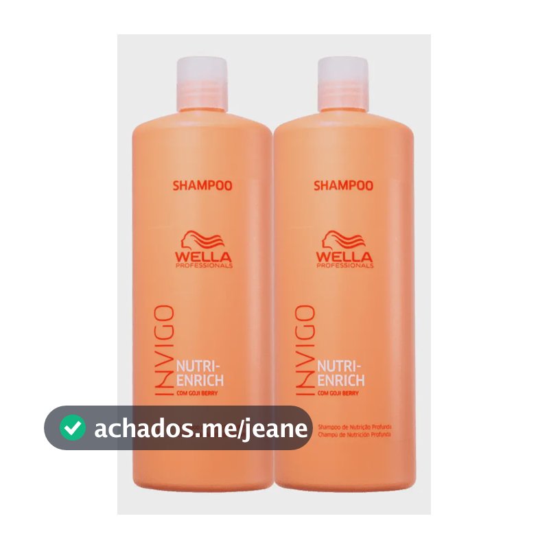 Kit Wella Professionals Invigo Nutri-enrich - Shampoo 1l