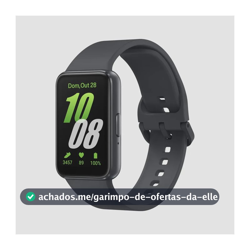 Samsung Galaxy Fit3 Pulseira Esportiva grafite