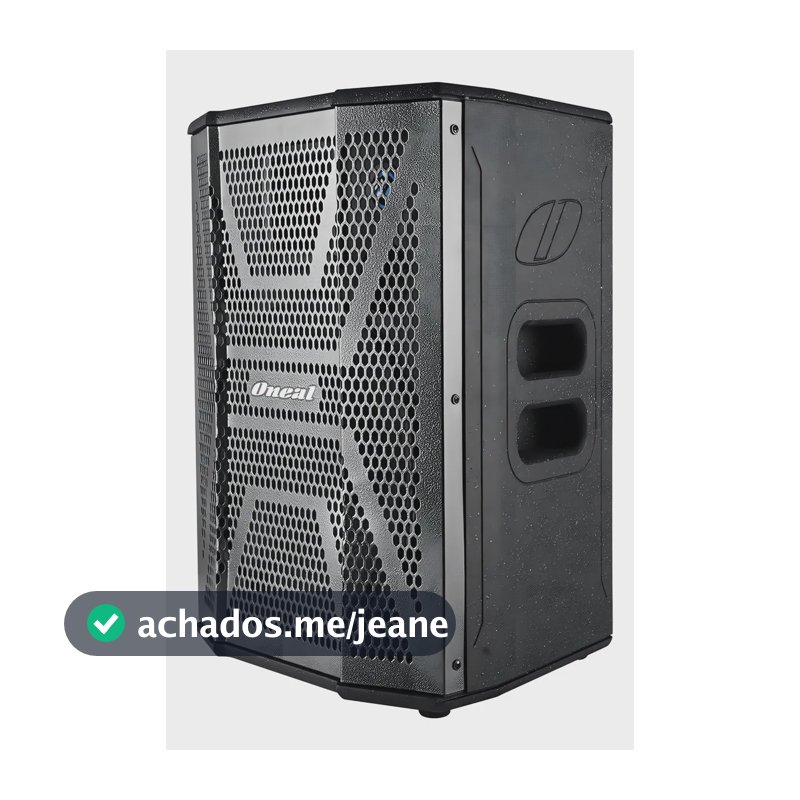 Caixa De Som Ativa Oneal 12 Polegadas Opb-412ex 124db Cor Preto