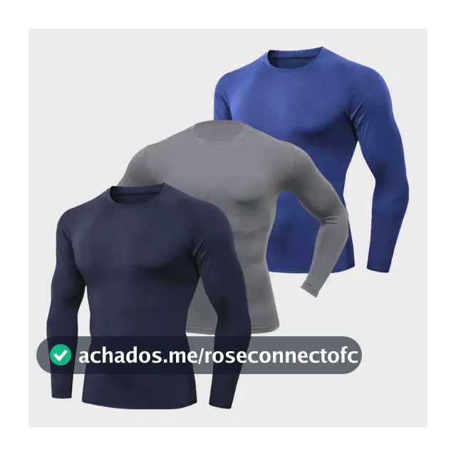 Kit 3 Camiseta Térmica Blusa Proteção Uv Manga Longa Inverno
