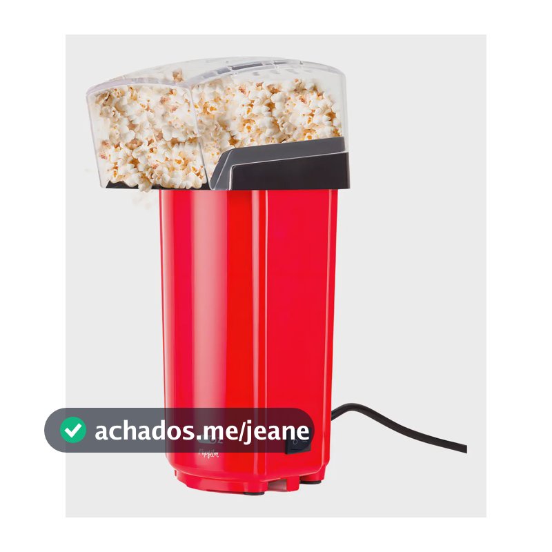 Pipoqueira Elétrica Popfilm Manteiga Sem Oleo 900w Pc9500 Oz Cor Vermelho