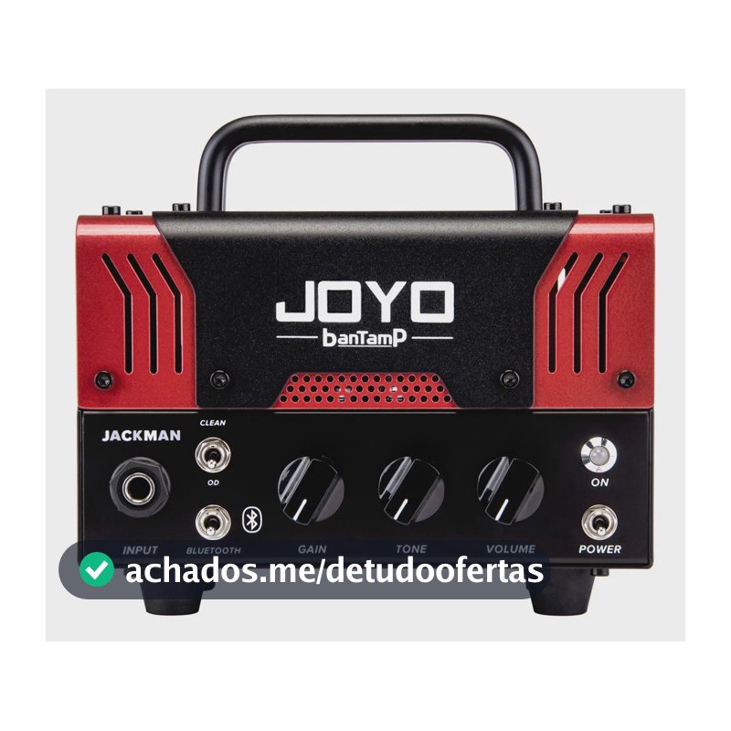 Cabeça Amplificador Joyo Bantamp Jackman 20W Transistor Guitarra