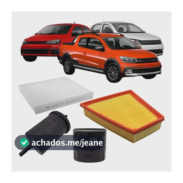 Kit Revisao Filtros Gol Voyage Saveiro 1.6 8v 2016 A 2022
