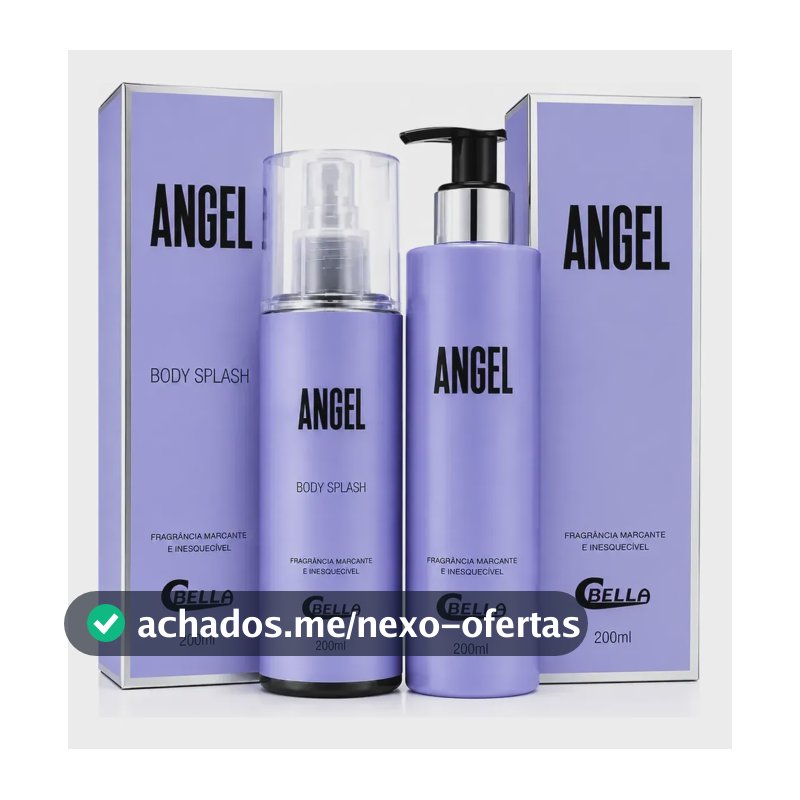 Kit Angel C'bella Body Splash E Creme Corporal 200ml