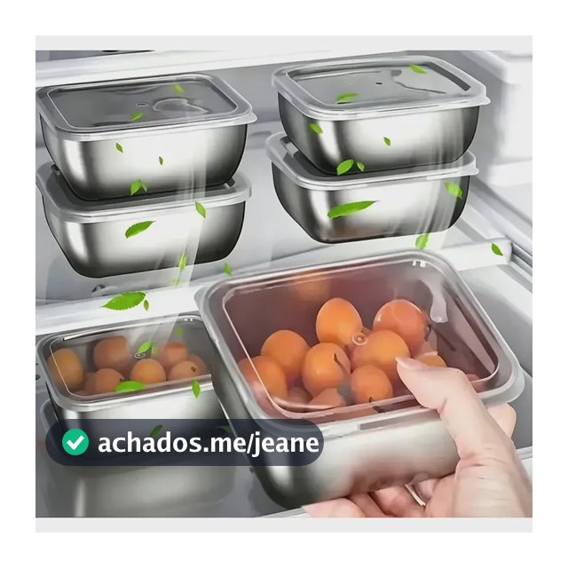Jogo 4 Potes Herméticos De Aço Inox 4pcs Enfeites Para Árvores De Natal