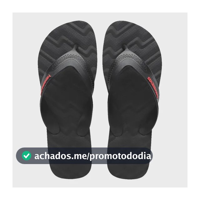 Chinelo Havaianas Masculino Track Waves Lançamento Preto