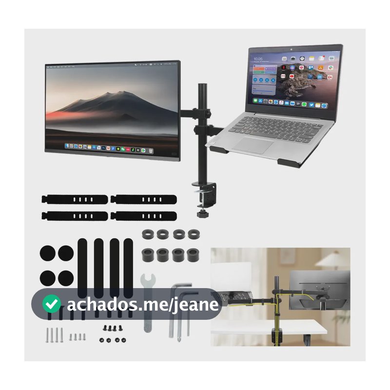 Suporte P/monitor E Notebook 13 A 32 Preto
