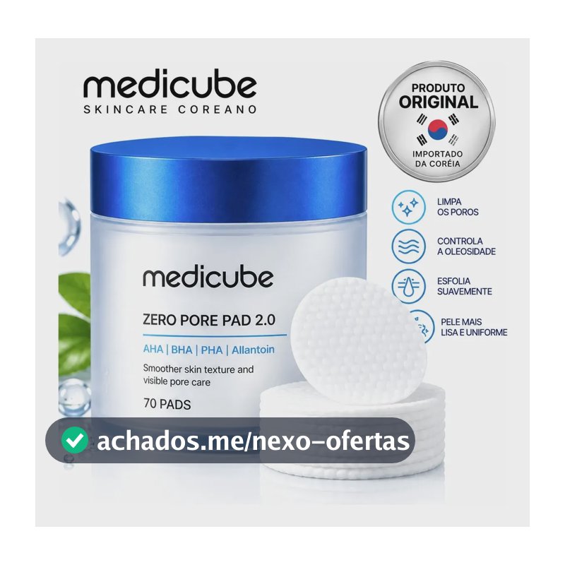 Zero Pore Pad Medicube 2.0 (70 Pads) Importado 100 % Coreano Todo Tipo De Pele