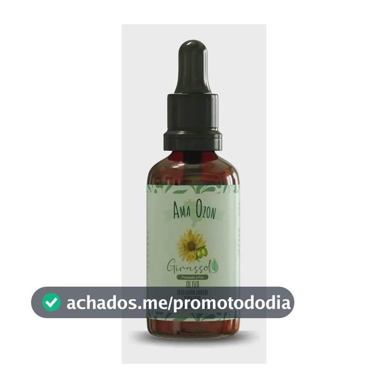 Óleo Ozonizado Concentrado De Girassol e Oliva Ama Ozon