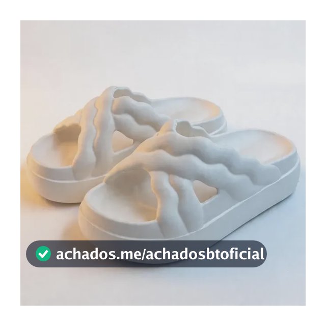 Chinelo Nuvem Feminino Em Eva Lavável Fácil De Limpar Antide 2-branco 36 Br